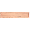 Ripiano Muro Marrone 140x30x(2-4) cm Massello Rovere Trattato