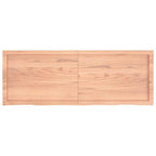 Ripiano Muro Marrone 140x50x(2-6) cm Massello Rovere Trattato