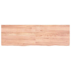 Ripiano Muro Marrone 160x50x(2-6) cm Massello Rovere Trattato