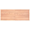 Ripiano Muro Marrone 160x60x(2-4) cm Massello Rovere Trattato