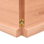 Ripiano Muro Marrone 160x60x(2-4) cm Massello Rovere Trattato