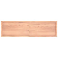 Ripiano Muro Marrone 180x50x(2-4) cm Massello Rovere Trattato