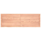 Ripiano Muro Marrone 180x60x(2-4) cm Massello Rovere Trattato