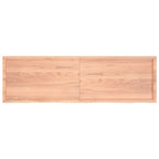 Ripiano Muro Marrone 200x60x(2-4) cm Massello Rovere Trattato