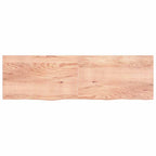 Ripiano Muro Marrone 200x60x(2-4) cm Massello Rovere Trattato