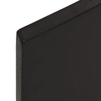 Ripiano Muro Marrone Scuro 60x50x2 cm Massello Rovere Trattato