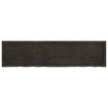 Ripiano Marrone Scuro 160x40x(2-4) cm Massello Rovere Trattato
