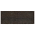 Ripiano Marrone Scuro 160x60x(2-4) cm Massello Rovere Trattato