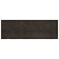 Ripiano Marrone Scuro 180x60x(2-4) cm Massello Rovere Trattato