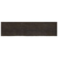 Ripiano Marrone Scuro 200x50x(2-4) cm Massello Rovere Trattato