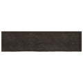 Ripiano Marrone Scuro 200x50x(2-6) cm Massello Rovere Trattato