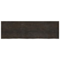 Ripiano Marrone Scuro 200x60x(2-6) cm Massello Rovere Trattato