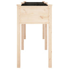 Fioriera con Fodera 161x45x76 cm Legno Massello di Abete