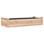Fioriera Rialzata da Giardino Fodera 120x45x25cm Massello Abete