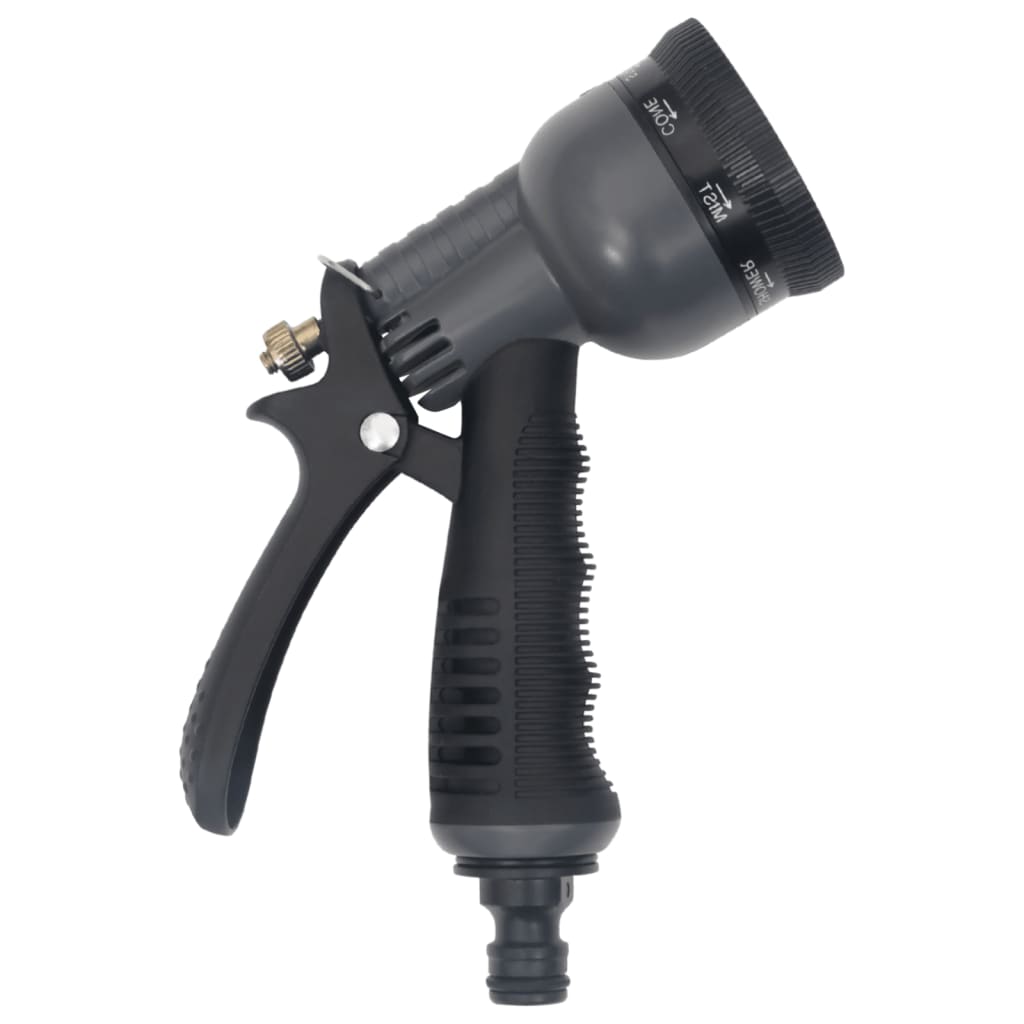 Tubo da Giardino con Ugello Spray Argento 20,6" 22,5 m Acciaio