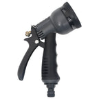 Tubo da Giardino con Ugello Spray Argento 0,6" 30 m in Acciaio