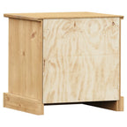 Comodino VIGO 42x35x42 cm in Legno Massello di Pino