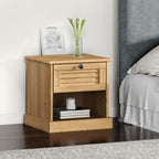 Comodino VIGO 42x35x42 cm in Legno Massello di Pino