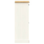 Scarpiera VIGO 60x35x96 cm in Legno Massello di Pino Bianco