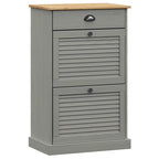 Scarpiera VIGO 60x35x96 cm in Legno Massello di Pino