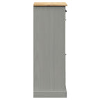 Scarpiera VIGO 60x35x96 cm in Legno Massello di Pino