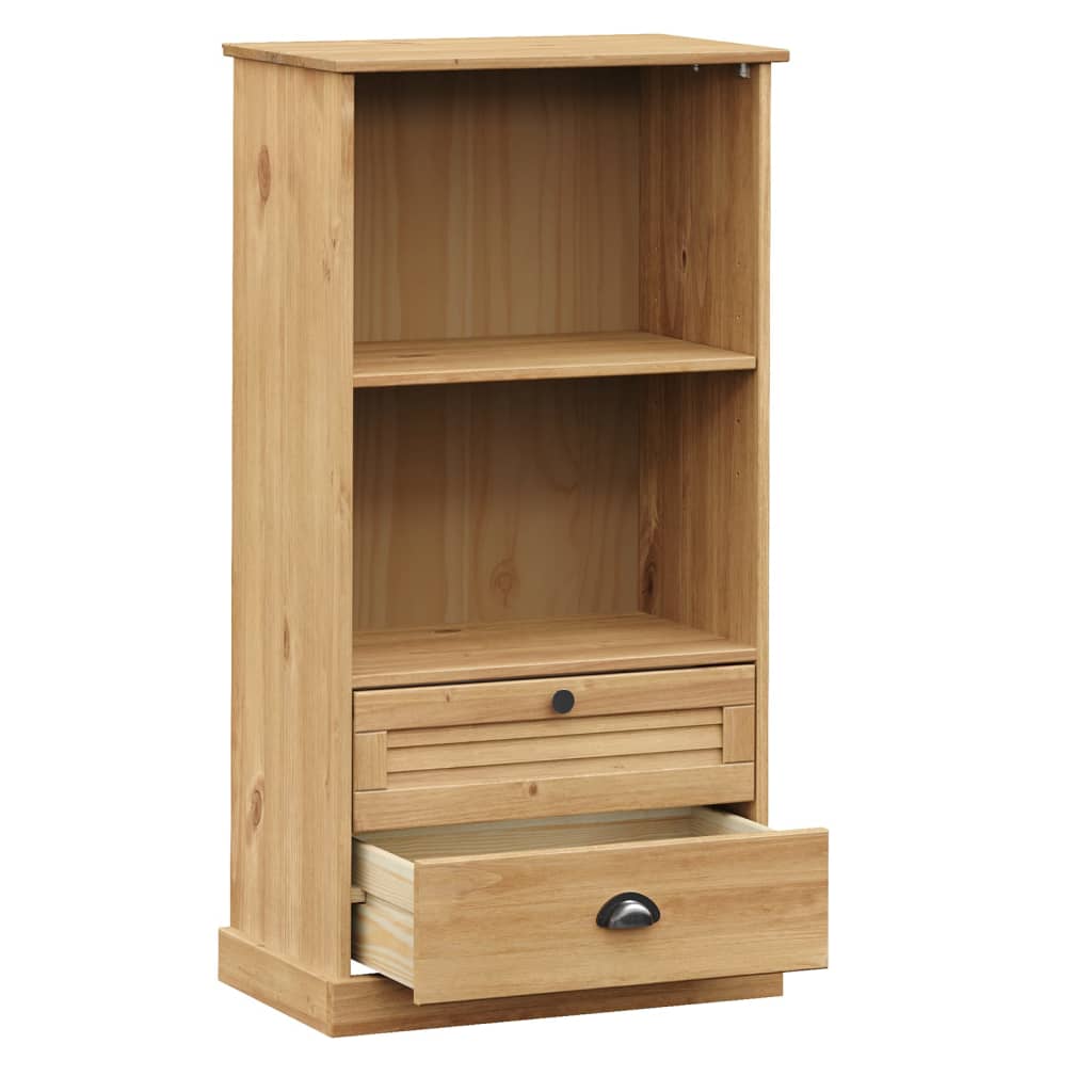 Libreria VIGO 60x35x114,5 cm in Legno Massello di Pino