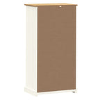 Libreria VIGO 60x35x114,5 cm in Legno Massello di Pino Bianco