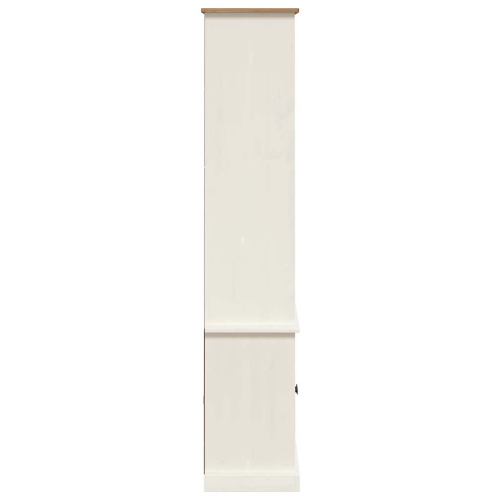 Libreria VIGO 85x35x170 cm in Legno Massello di Pino Bianco