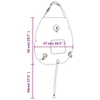 Borsa per Doccia da Campeggio Blu 20 L in PVC