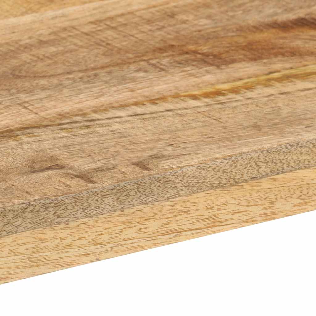 Tavolo Consolle 110x35x76 cm in Legno Grezzo Massello di Mango