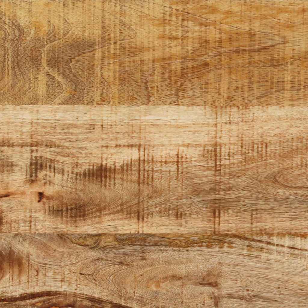 Tavolo Consolle 110x35x76 cm in Legno Grezzo Massello di Mango