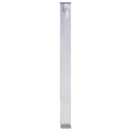 Colonna d'Acqua da Giardino 40 cm Acciaio Inox Quadrato