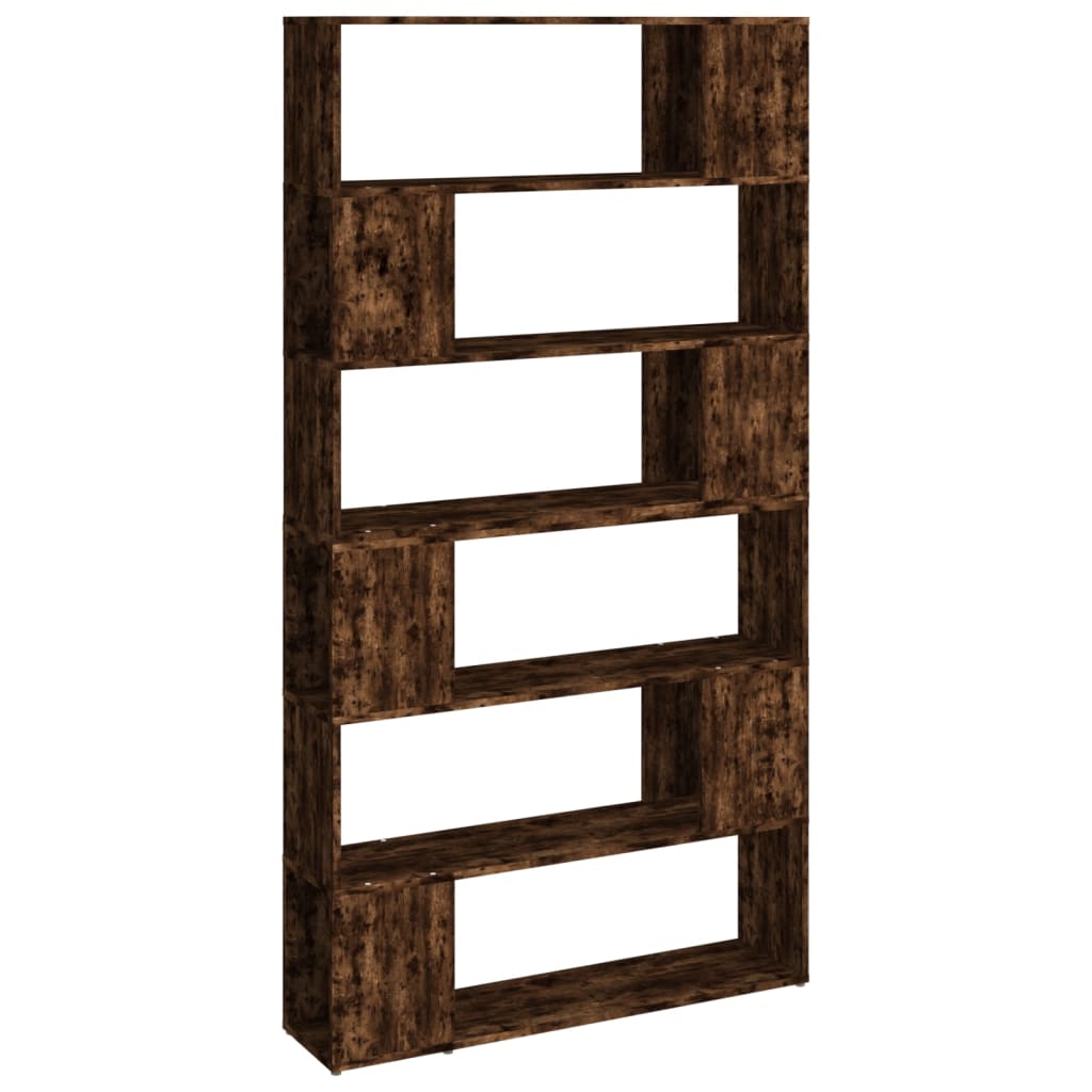 Libreria/Divisorio Rovere Fumo 100x24x188 cm
