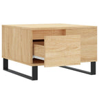 Tavolino Salotto Rovere Sonoma 55x55x36,5 cm Legno Multistrato
