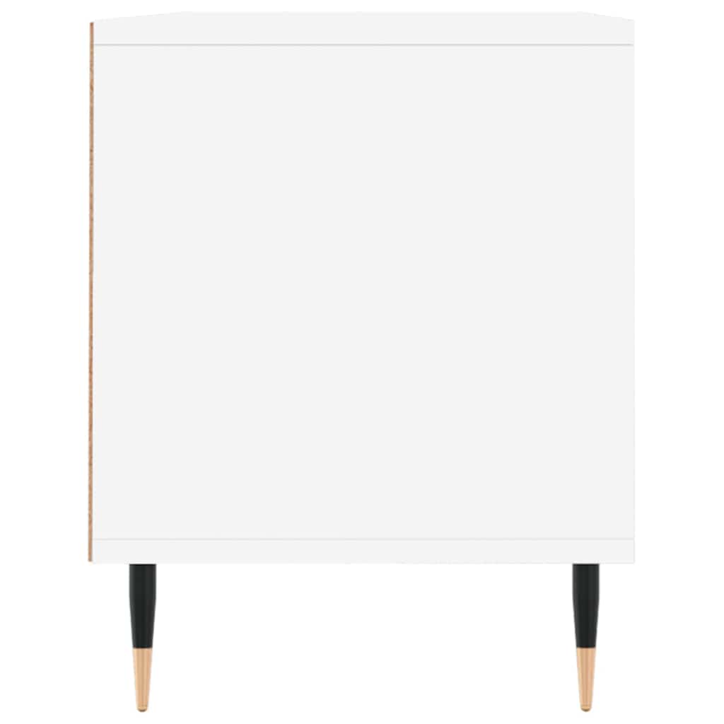 Mobile Porta TV Bianco 100x34,5x44,5 cm in Legno Multistrato