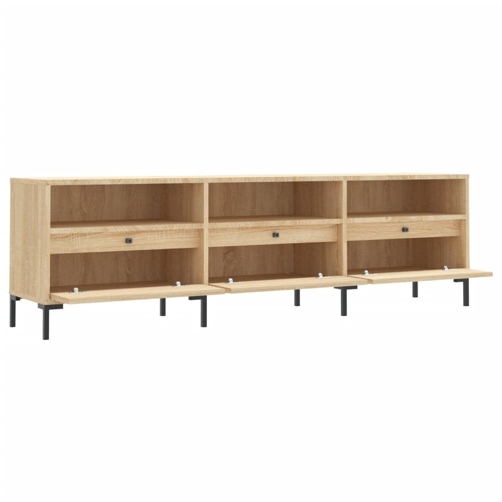 Mobile Porta TV Rovere Sonoma 150x30x44,5 cm Legno Multistrato