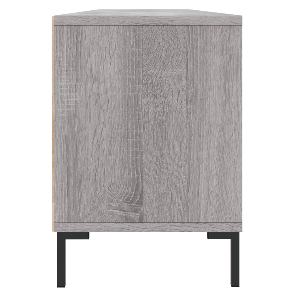 Mobile Porta TV Grigio Sonoma 150x30x44,5 cm Legno Multistrato