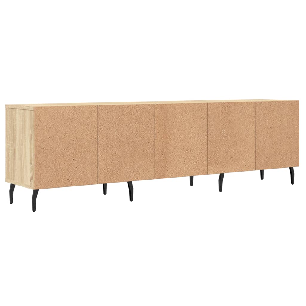 Mobile Porta TV Rovere Sonoma 150x30x44,5 cm Legno Multistrato