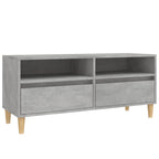 Mobile per TV Grigio Cemento 100x34,5x44,5 cm Legno Multistrato