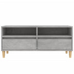 Mobile per TV Grigio Cemento 100x34,5x44,5 cm Legno Multistrato