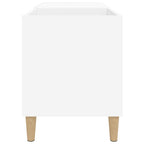 Mobile Porta Dischi Bianco 84,5x38x48 cm in Legno Multistrato