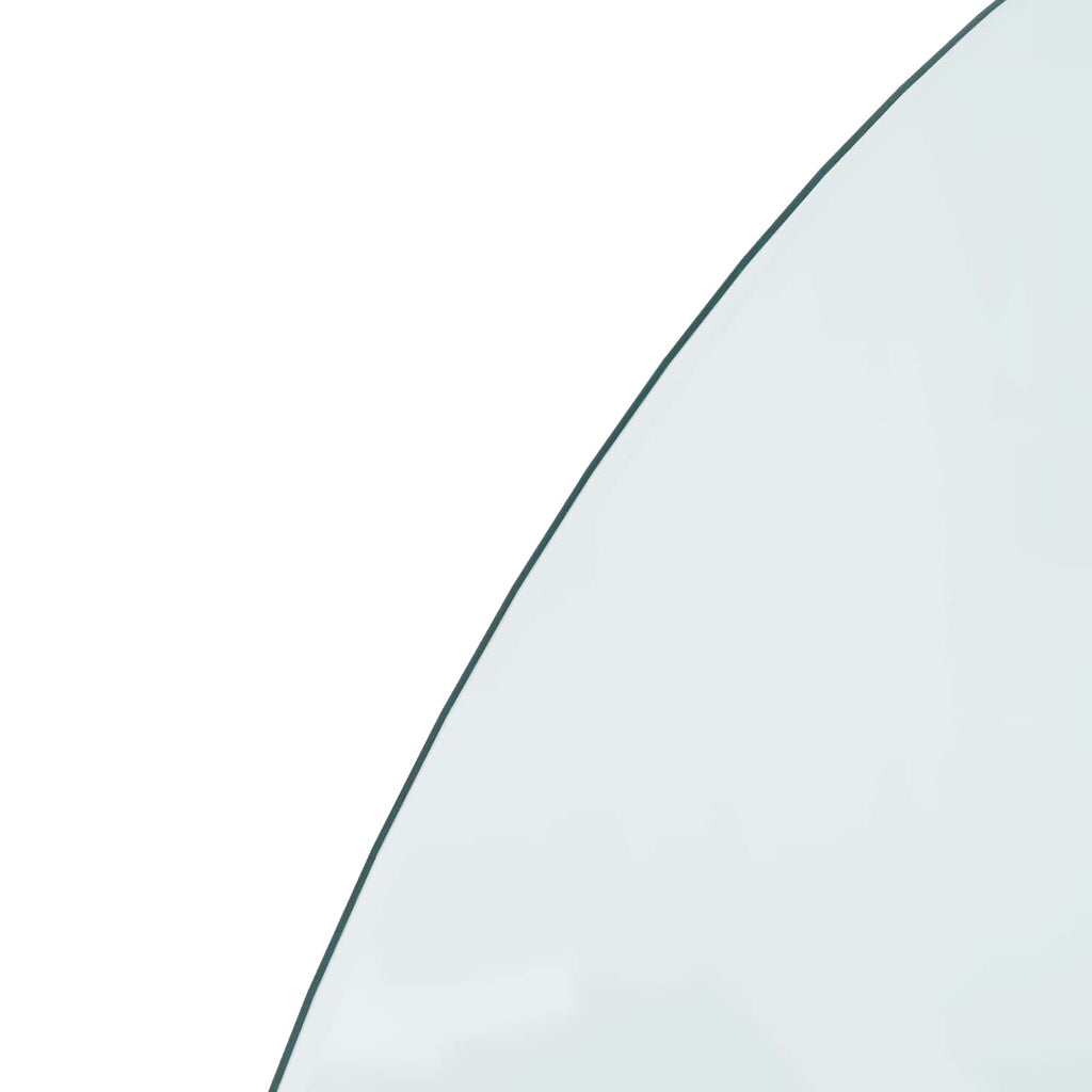 Piastra in vetro per camino Trasparente 1000 x 500 mm Vetro