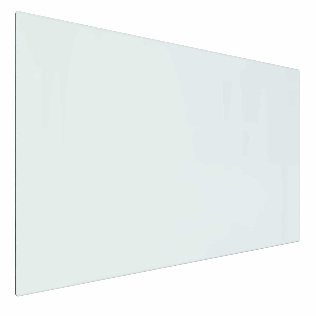 Piastra in vetro per camino Trasparente 80 x 50 cm Vetro