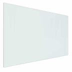 Piastra in vetro per camino Trasparente 80 x 50 cm Vetro