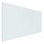 Piastra in vetro per camino Trasparente 100 x 50 cm Vetro