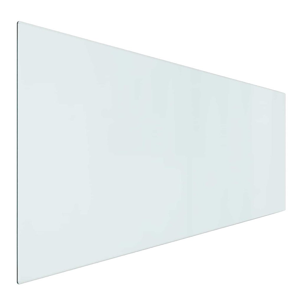 Piastra in vetro per camino Trasparente 120 x 50 cm Vetro