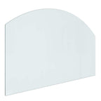 Piastra in vetro per camino Trasparente 80 x 50 cm Vetro