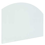 Piastra in vetro per camino Trasparente 80 x 60 cm Vetro
