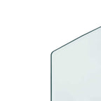 Piastra in vetro per camino Trasparente 120 x 60 cm Vetro