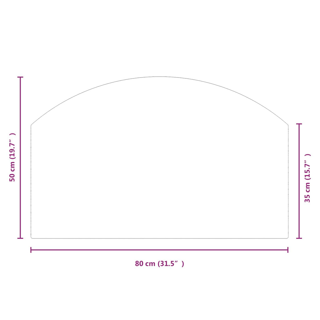 Piastra in vetro per camino Trasparente 80 x 50 cm Vetro